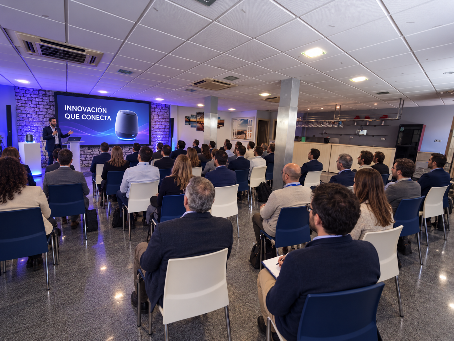 Detalle de ambientación para presentaciones de productos en sevilla