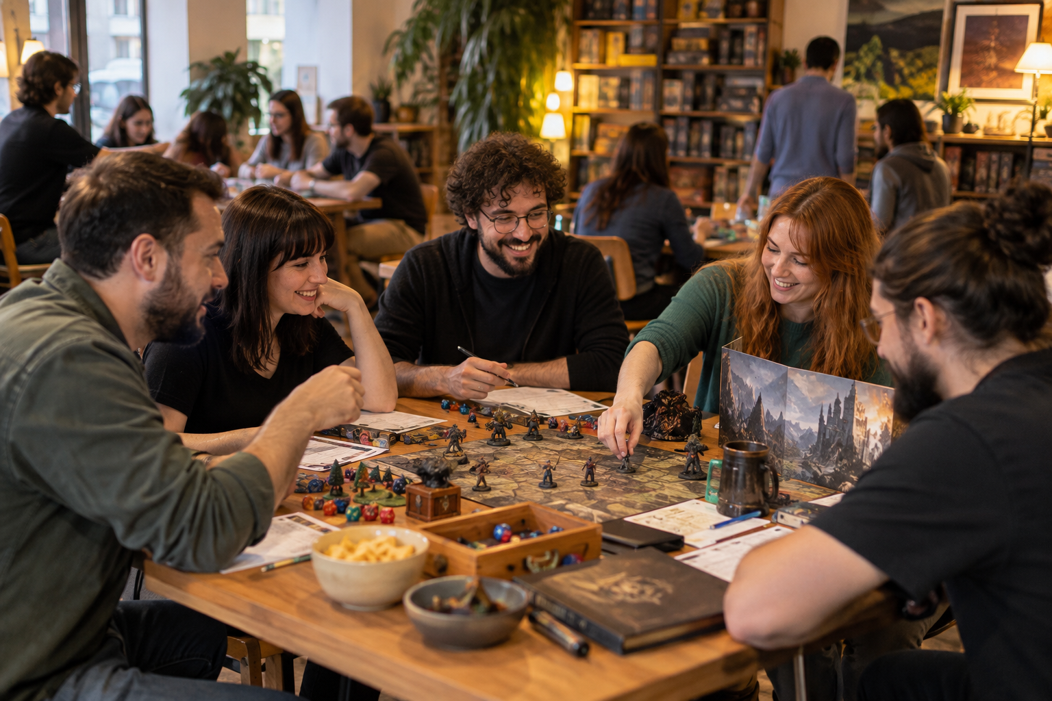 Imagen de inspiración: Encuentros de juegos de mesa y rol
